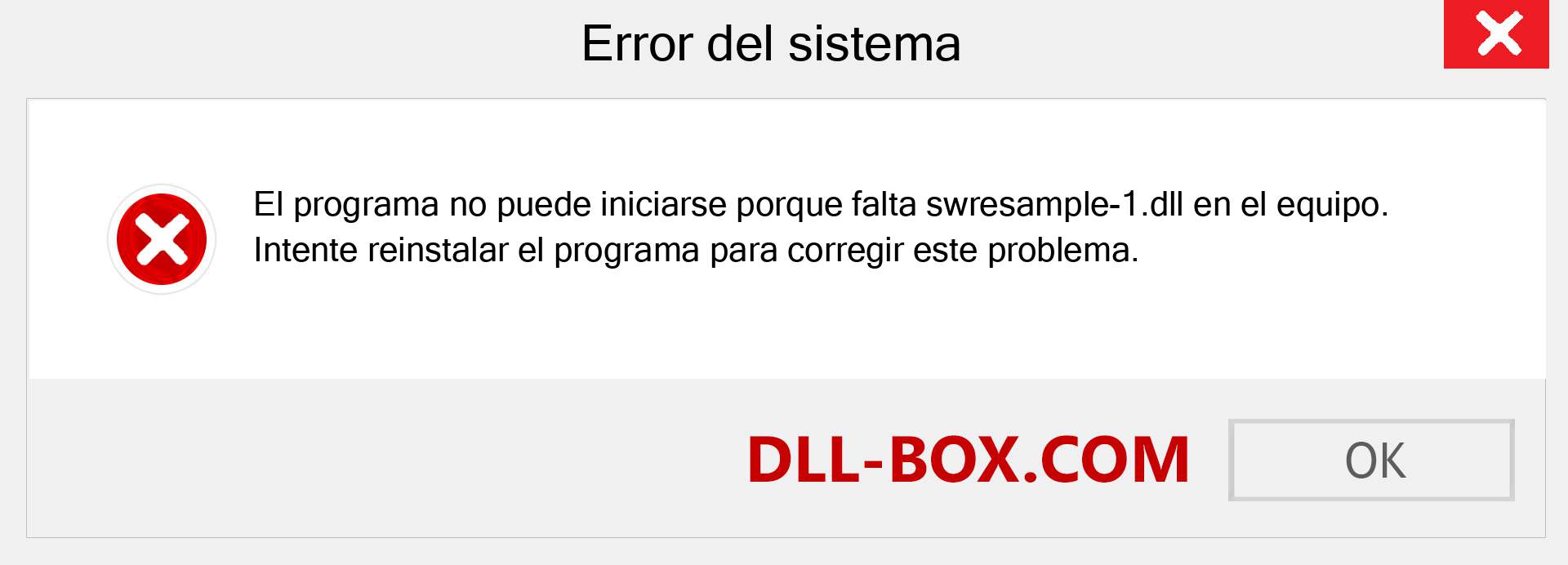 ¿Falta el archivo swresample-1.dll ?. Descargar para Windows 7, 8, 10 - Corregir swresample-1 dll Missing Error en Windows, fotos, imágenes